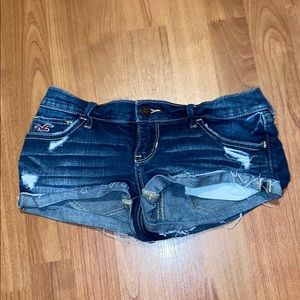 Hollister jean shorts.
